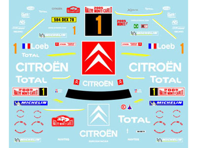 Museum collection D309 1/24 Citroen Xsara 05 Montecarlo (Heller)【メール便可】