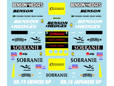 Museum collection D344 1/43 Jordan EJ15 Tobacco Set【メール便可】