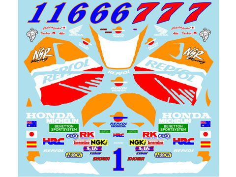 Museum collection D352 1/12 Honda NSR500 Repsol 95 Doohan,Criville,Ito【メール便可】