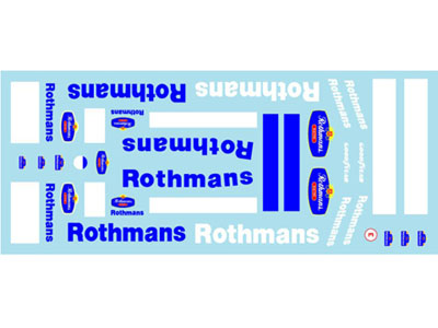 Museum collection D358 1/18 Williams FW16 Rothmans【メール便可】