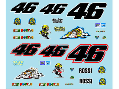 Museum collection D363 1/12 Yamaha YZR-M1 05 Rossi 50th Set【メール便可】