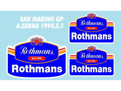 Museum collection D376 1/2 Helmet A.Senna 94 Rothmans【メール便可】