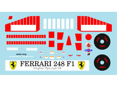 Museum collection D383 1/18 Ferrari 248 Barcode【メール便可】