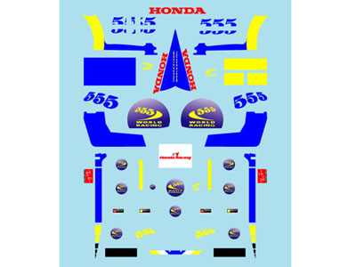 Museum collection D384 1/43 Honda RA106 ChinaGP 555【メール便可】