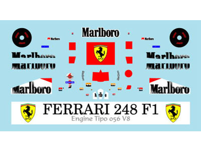 Museum collection D386 1/43 Ferrari 248 Marlboro【メール便可】