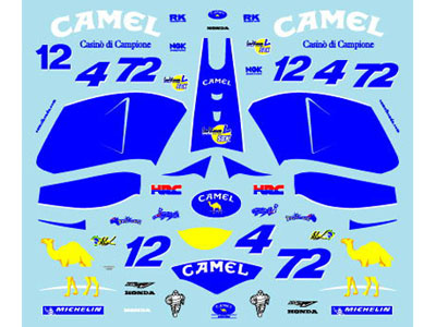 Museum collection D387 1/12 Honda RC211V 05 Camel Pons【メール便可】
