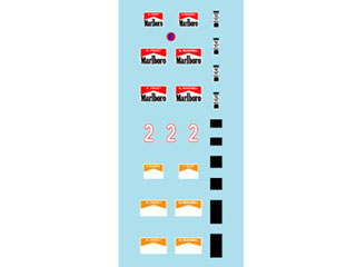 Museum collection D392 1/43 Ferrari 641/2 Marlboro & Mansell【メール便可】