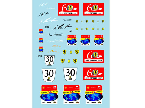 Museum collection D413 1/24,43,87 Ferrari 60th Emblem【メール便可】