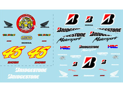 Museum collection D458 1/12 Honda NSR500 Rossi 1st Ride & BS Test【メール便可】