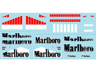 Museum collection D495 1/20 Ferrari 248 Barcode & Marlboro (Fujimi)【メール便可】