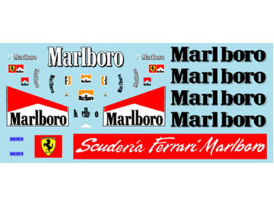 ** 予約商品 ** Museum collection D496 1/18 Ferrari F1-2000 Marlboro Decal (Mattel) 【メール便可】