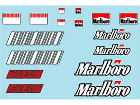 Museum collection D508 1/12 Stoner 07 Marlboro & bar【メール便可】