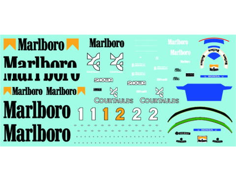 Museum collection D544 1/20 McLaren MP4/5 Marlboro【メール便可】