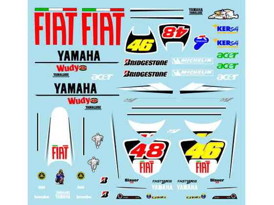 Museum collection D547 1/12 Yamaha YZR-M1 2008【メール便可】