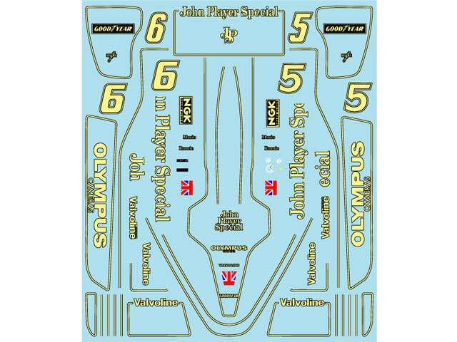 Museum collection D555 1/20 Lotus 79 Decal (Tamiya) 【メール便可】