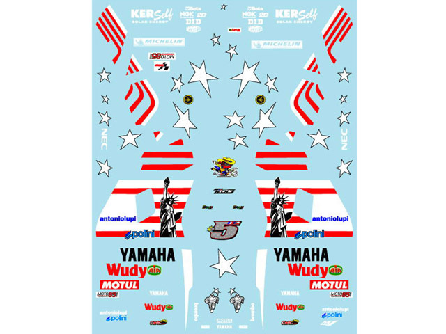 Museum collection D573 1/12 Yamaha YZR-M1 '08USA.GP Edwards (Tamiya)【メール便可】