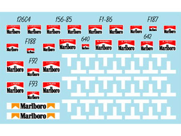 Museum collection D655 1/43 Ferrari 80-90 Early ver. Tobacco (Mattel)【メール便可】