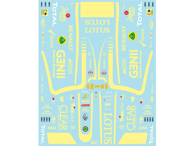 Museum collection D673 1/20 Lotus F1 E20 Raikkonen【メール便可】