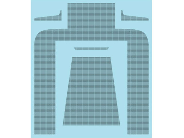 Museum collection D704 1/8 McLaren MP4/4 Undertray Front Decal(DeAgostini)【メール便可】