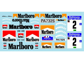 Museum collection D724 1/43 Rally Car Collection Tobacco Decal(DeAgostini)【メール便可】