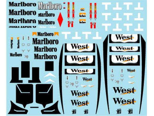 Museum collection D732 1/64 Suzuka Legend vol.3 Tobacco Decal (Kyosho) 【メール便可】