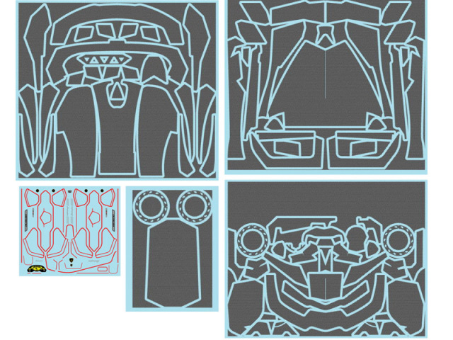 Museum collection D735 1/24 Lamborghini Veneno Carbon Decal(Fujimi)【メール便可】