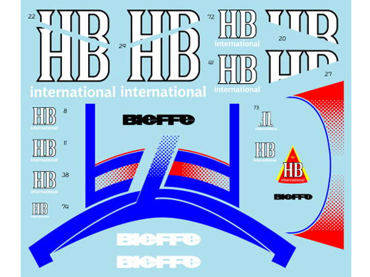 Museum collection D776 1/12 Honda NSR500 89 HB Tobacco Logo & Helmet Decal 【メール便可】