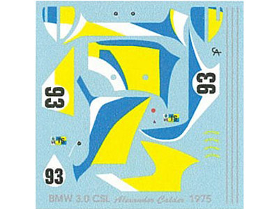 Museum collection D801 1/64 BMW 3.0 Art car '75 Le Mans (Kyosho) 【メール便可】