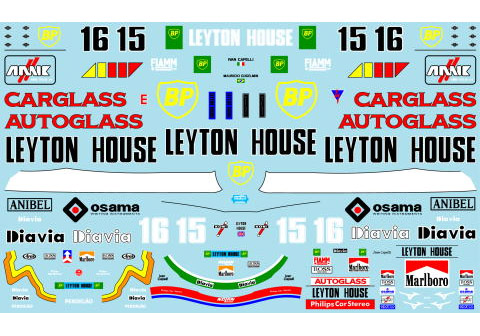 Museum collection D809 1/20 Leyton House CG901 (Tamiya) 【メール便可】