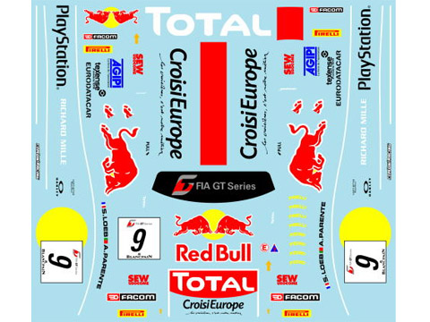 Museum collection D833 1/24 McLaren MP4/12C GT3 RedBull S.Lobe Decal (Fujimi) 【メール便可】
