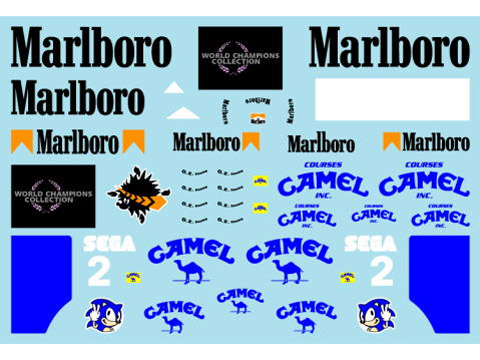 Museum collection D842 1/43 Williams FW15 & MP4/2C WC Set (PMA) 【メール便可】