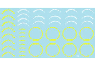 Museum collection D922 1/24 F1 Tire Logo (ハクリ/Separation) 【メール便可】