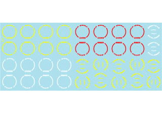 Museum collection D923 1/43 F1 Tire Logo (ハクリ/Separation)【メール便可】