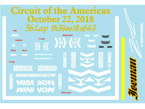 Museum collection D953 1/43 Ferrari SF71H USA GP (Looksmart) 【メール便可】