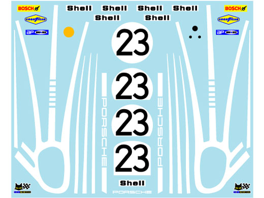 Museum collection D961 1/24 Porsche 917K LM 1970 Winner (Fujimi) 【メール便可】