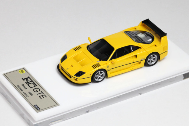 DMH DM64A025 1/64 Ferrari F40GTE Yellow Limited 199pcs
