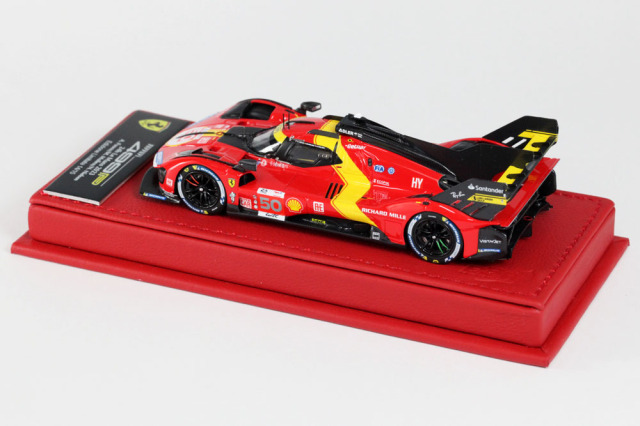 BBR Deluxe C287BDL Ferrari 499P Le Mans 2023 n.50 (Red Leather