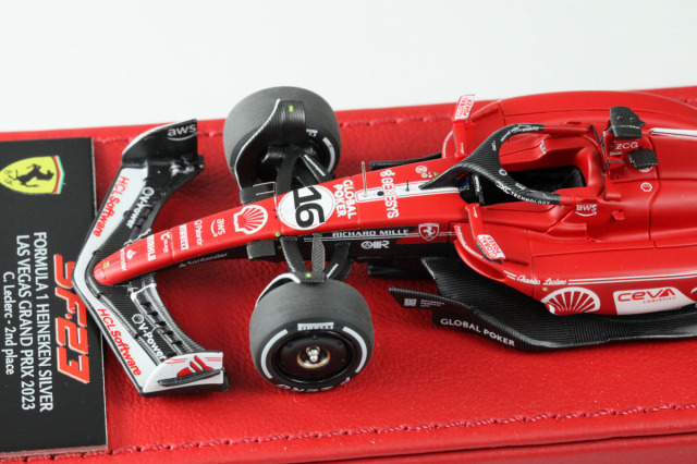 BBR Deluxe C294ADL Ferrari SF-23 Las Vegas GP 2023 C.Leclerc (Red