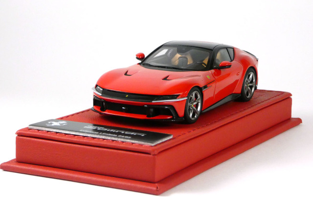 BBR Deluxe C299ADL 1/43 Ferrari 12 Cilindri Coupe Rosso Corsa (Red