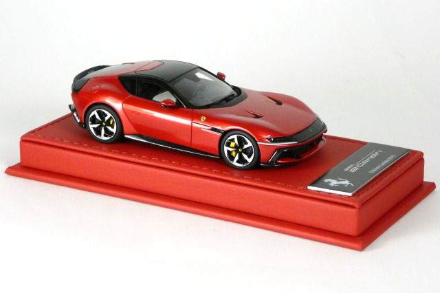 BBR Deluxe C299FDL 1/43 Ferrari 12 Cilindri Coupe Rosso Imola (Red