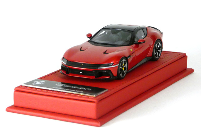 BBR Deluxe C299FDL 1/43 Ferrari 12 Cilindri Coupe Rosso Imola (Red