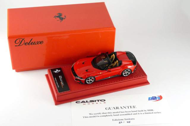 BBR Deluxe C300ADL 1/43 Ferrari 12 Cilindri Spider Rosso Corsa