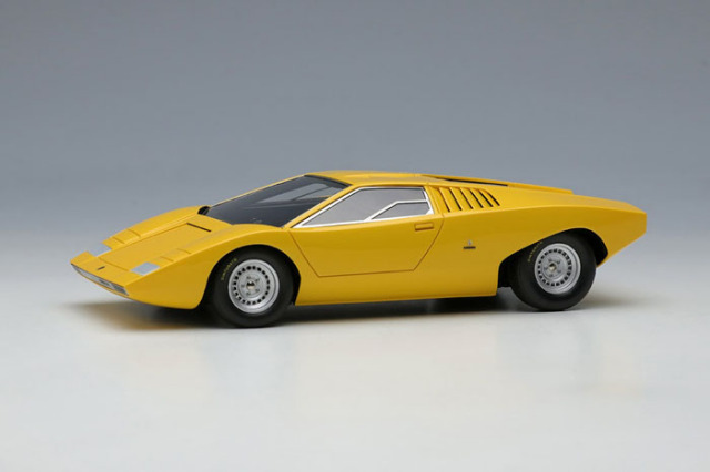 ** 予約商品 ** EIDOLON EM210A Lamborghini Countach LP500 Bertone Geneva Motor Show 1971 Yellow