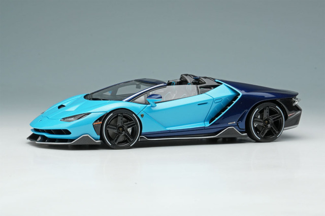 EIDOLON EM406C Lamborghini Centenario Roadster LP770-4 2016 Blu Cepheus / Blu Hera Limited 100pcs
