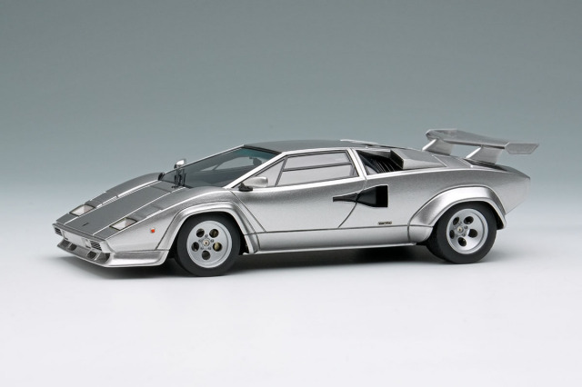 【お取り寄せ商品】 EIDOLON EM432K Lamborghini Countach LP400S 1980 with Rear Wing Agento Metallizzato Limited 50pcs