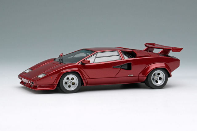 【お取り寄せ商品】 EIDOLON EM432L Lamborghini Countach LP400S 1980 with Rear Wing Burgandy Metallic Limited 50pcs