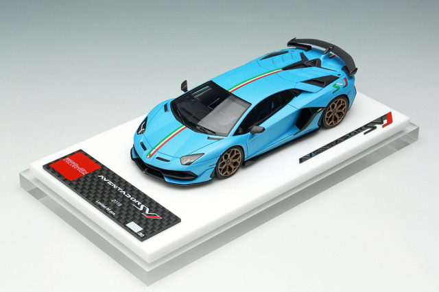 アイドロン EM438K ランボルギーニ アヴェンタドール SVJ 2018 ブルー