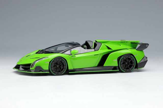 【お取り寄せ商品】 EIDOLON EM451D Lamborghini Veneno Roadster 2015 Verde Miura Limited 80pcs