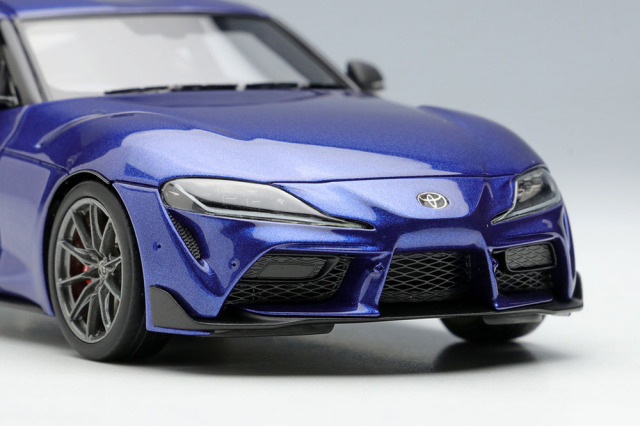 ミニカー　1/43 Toyota GR Supra RZ (A91) 2022(ドーンブルーメタリック) [EM468D] アイドロン EM468D トヨタ GRスープラ RZ (A91) 2022 ドーン
