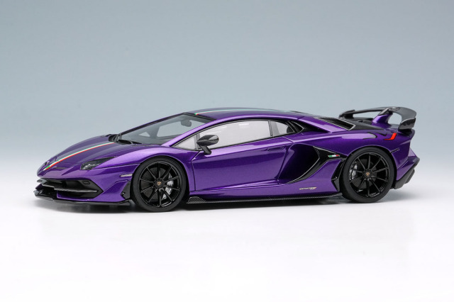 【お取り寄せ商品】 EIDOLON EM513G Lamborghini Aventador SVJ 2018 (Nireo wheel) Viola Pasifae / Italian Stripe Limited 80pcs